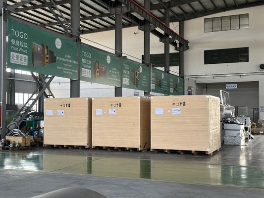 TOGO 500kg/day 24-Hour Rapid Composting Electric Farm Waste Composter with 90% Reduction Rate and 380V 50Hz Power