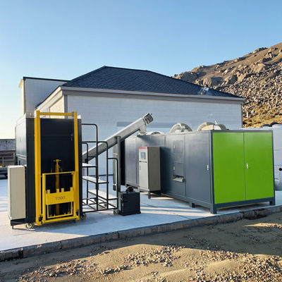 TOGO Eco-friendly 3000kg/day Automatic Bio Waste Composter with 24-hour Rapid Composting and 90% Reduction Rate