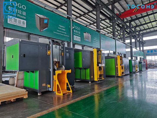 Το TOGO TG-CC-200S 200kg/ημέρα Μηχανή απορρίψεως αποβλήτων τροφίμων με αρωματική λειτουργία και μηχανή κομποστοποίησης αποβλήτων κουζίνας με έλεγχο PLC